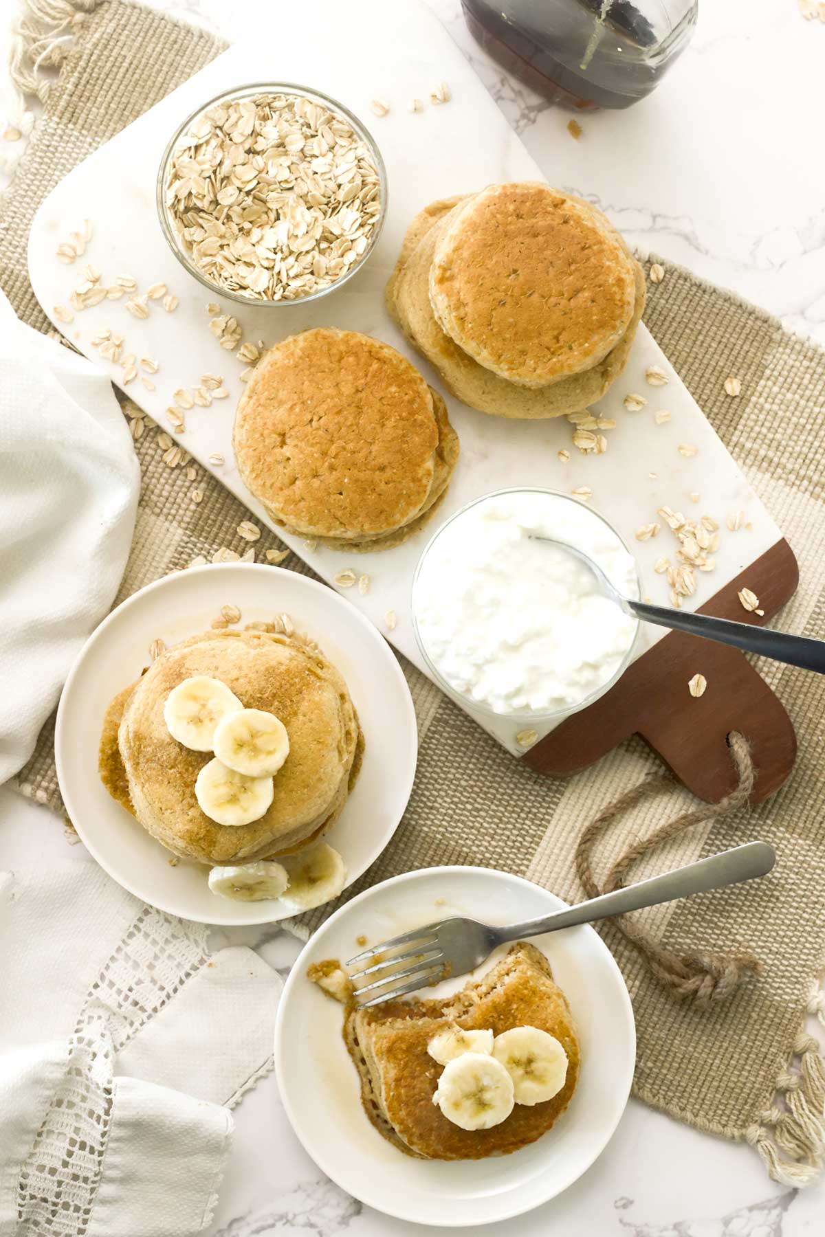 BEST GlutenFree Light & Fluffy Cottage Cheese Pancakes