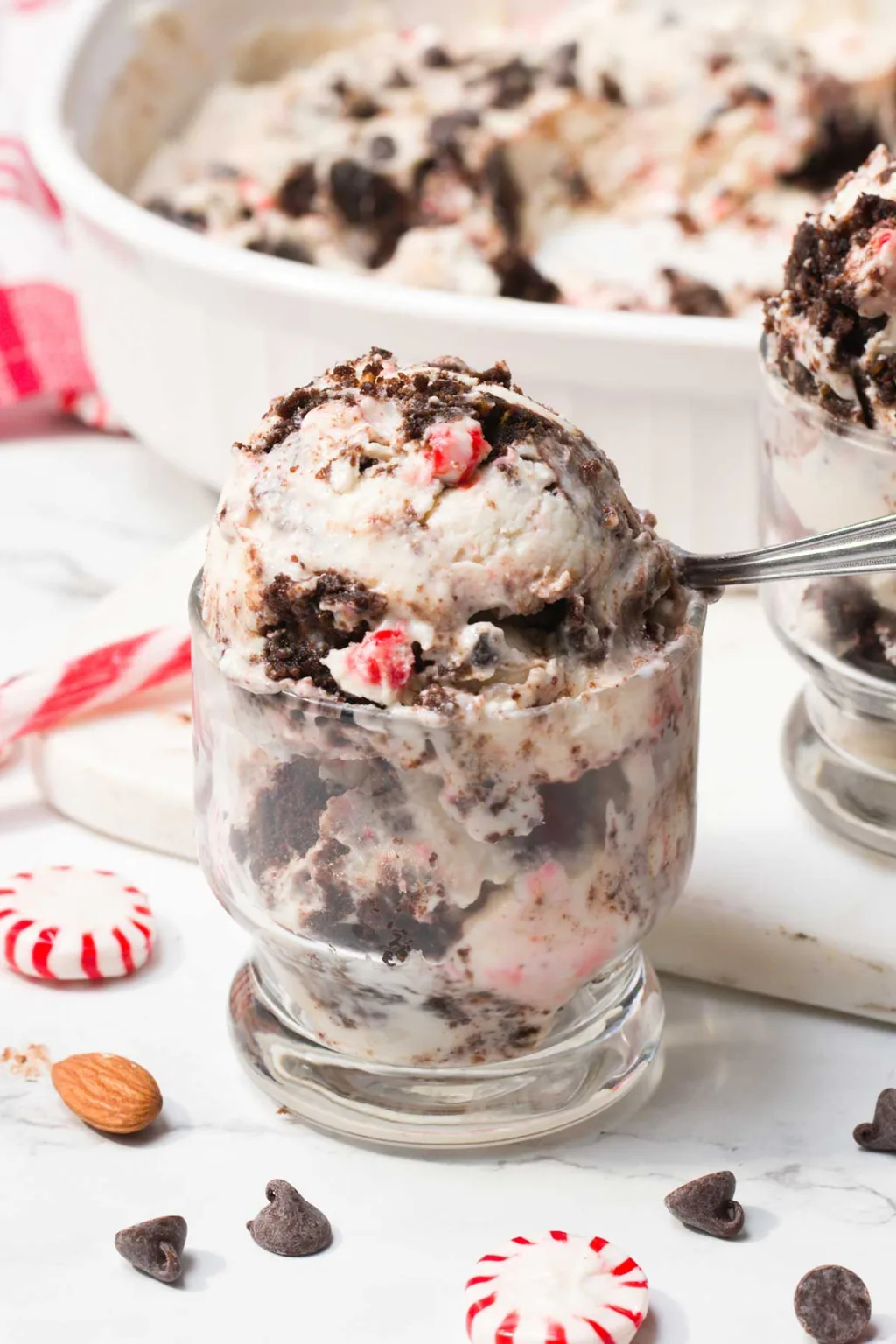 EASY Peppermint Bark Cottage Cheese Ice Cream Recipe