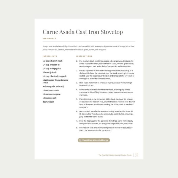 product-guide-healthy-mexican-5 The Essential Healthy Mexican Recipe Ebook on an ipad on a kitchen counter.