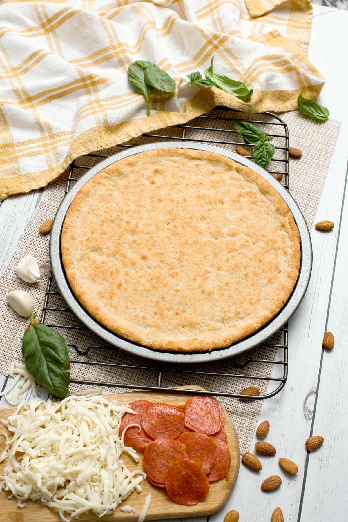 Protein Cottage Cheese Pizza Crust With Almond Flour